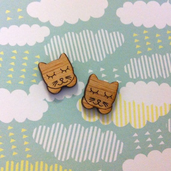 Crafty Cuts Laser Mini Collared Kitties - 10 Pairs