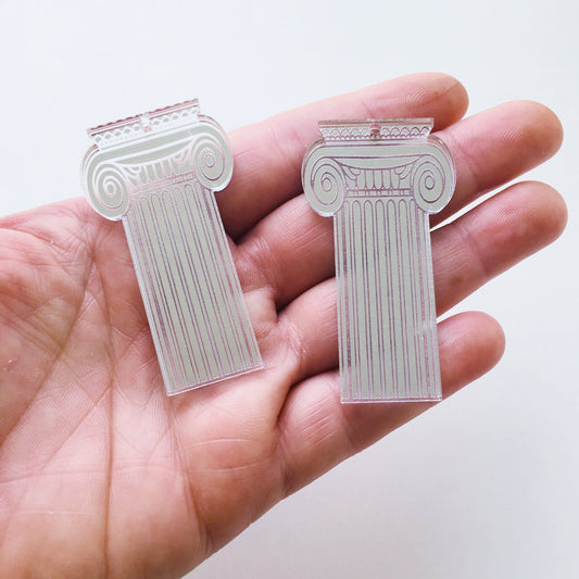 Crafty Cuts Laser Mirror: Athena  - 12 colour options - TWO Pairs