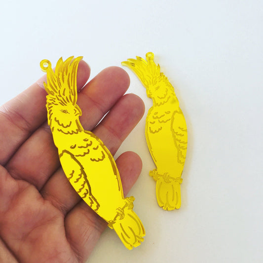 Crafty Cuts Laser © Mirror: Cockatoo Parrots - Two Pairs