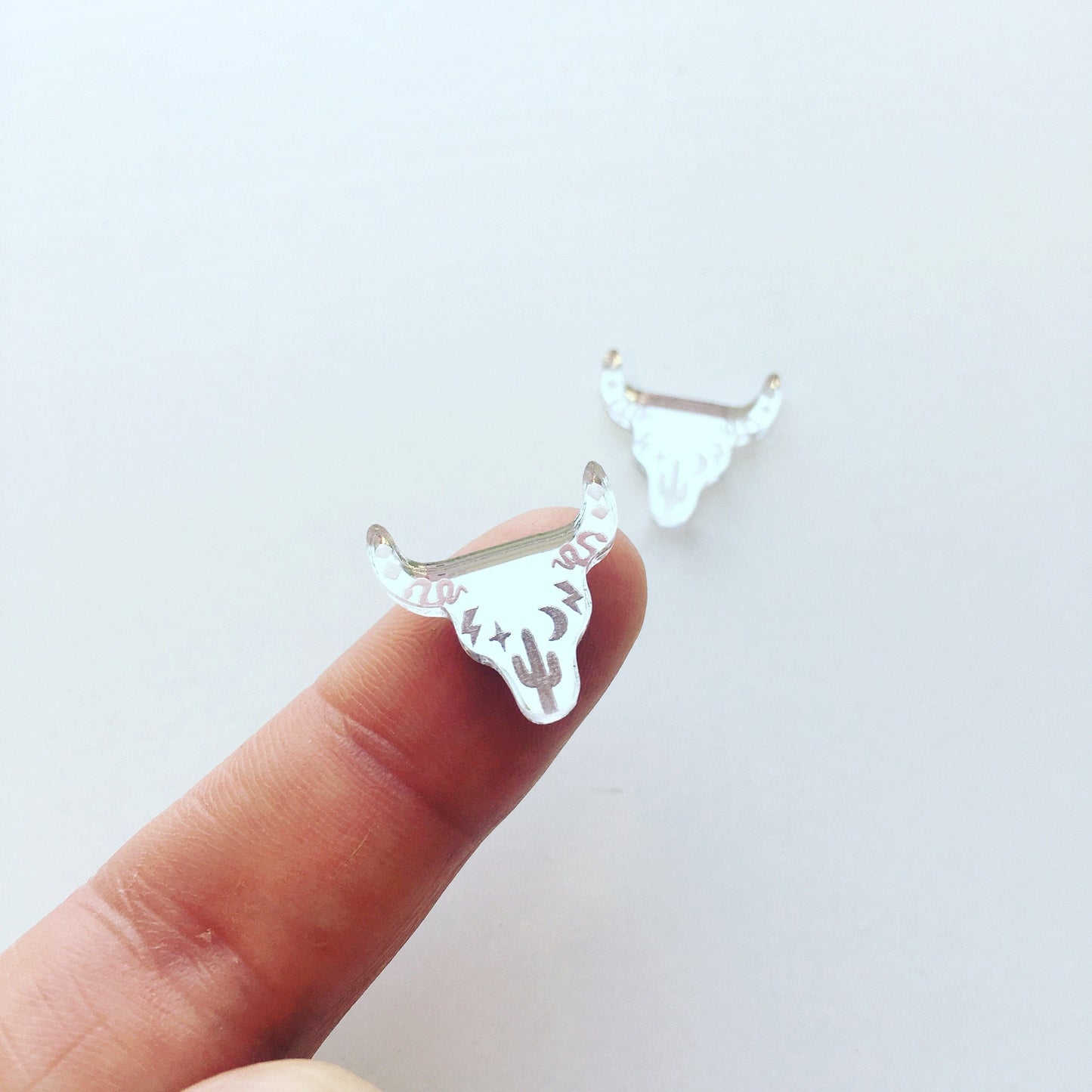 Crafty Cuts Laser © Mirror: Death Valley Cabochons - 6 PAIR