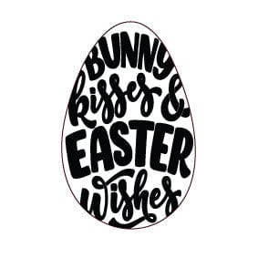 Crafty Cuts Laser Mirror Easter Eggs - 5 Designs - 4 Pair Set