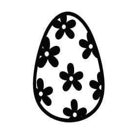 Crafty Cuts Laser Mirror Easter Eggs - 5 Designs - 4 Pair Set