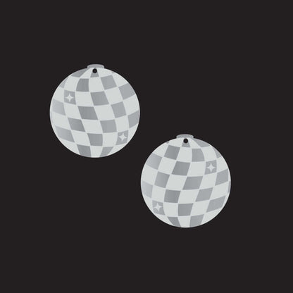 Crafty Cuts Laser Mirror Mirror Balls - 3 Pair Set Assorted Sizes