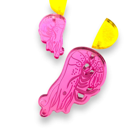 Crafty Cuts Laser  Mirror Shrimps with or without Lemon Slices