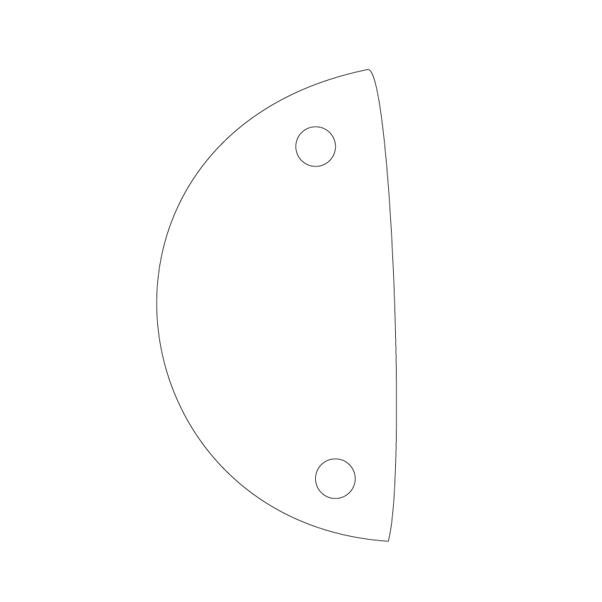 Crafty Cuts Laser  Mirrored Zesty Slices -4 Pairs