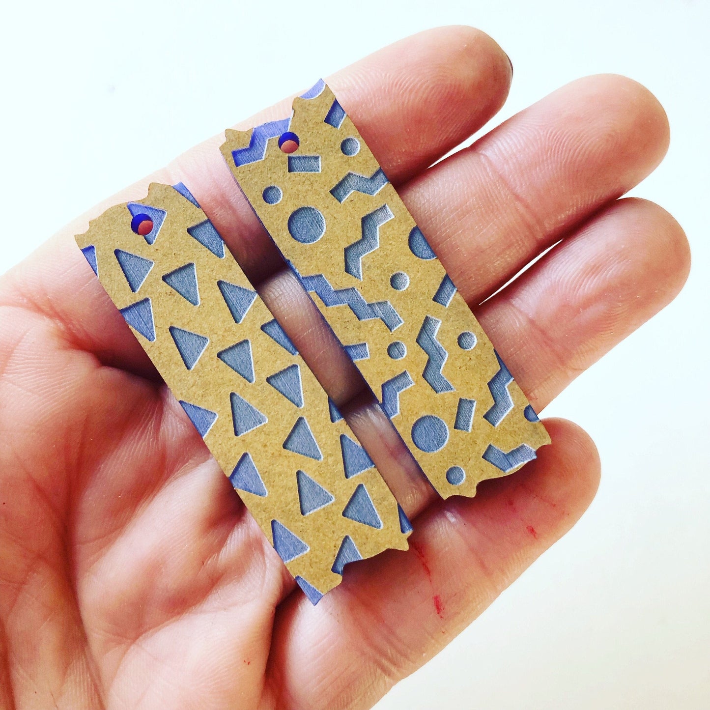 Crafty Cuts Laser Mismatched Washi Tape Charms for Paint Fill - 10 pce Pack