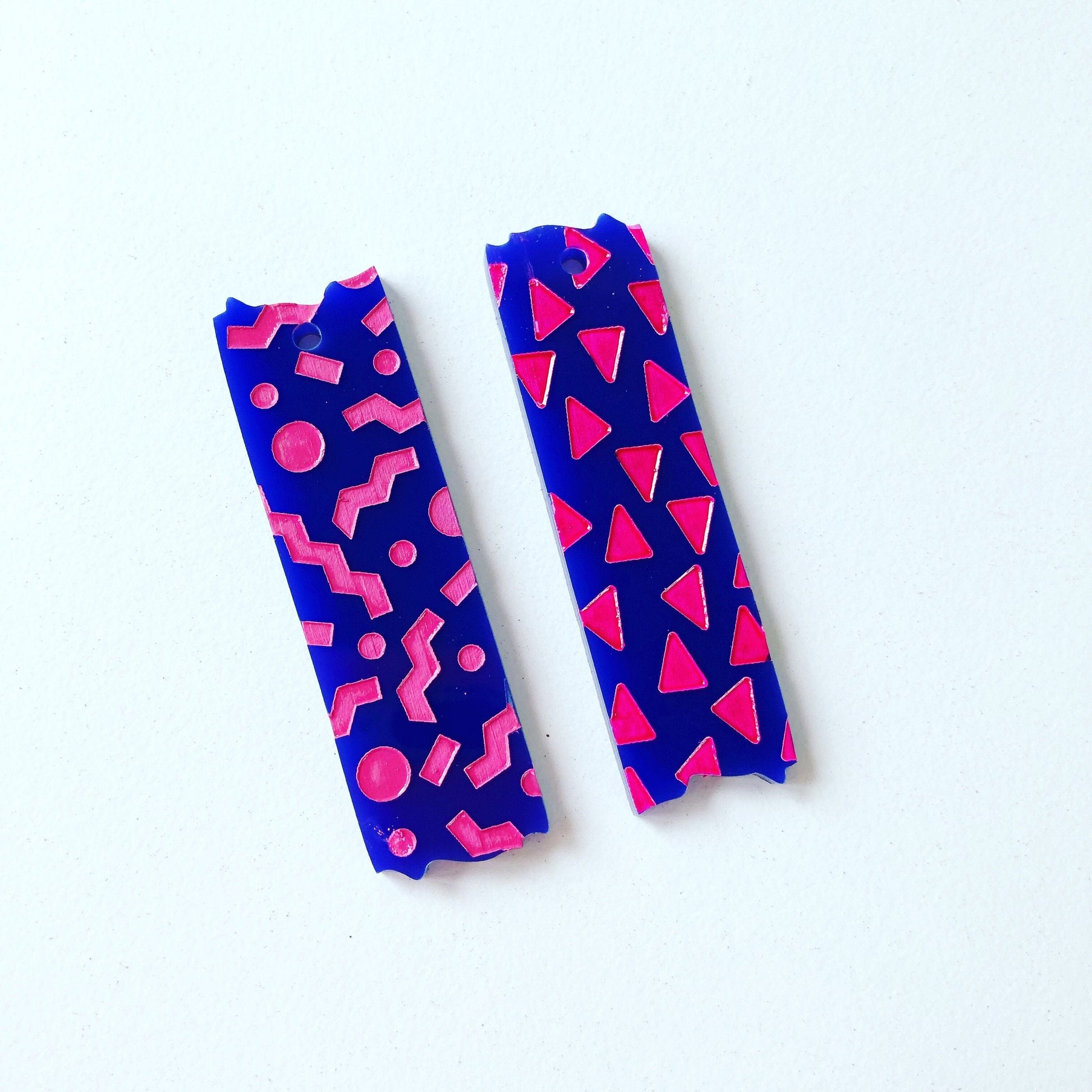 Crafty Cuts Laser Mismatched Washi Tape Charms for Paint Fill - 10 pce Pack