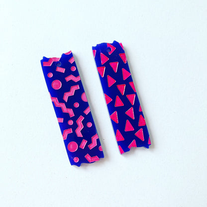Crafty Cuts Laser Mismatched Washi Tape Charms for Paint Fill - 10 pce Pack