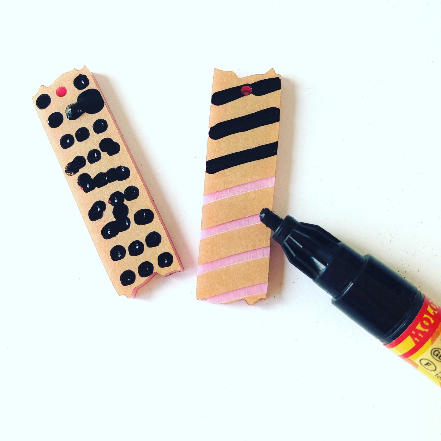 Crafty Cuts Laser Mismatched Washi Tape Charms for Paint Fill - 10 pce Pack