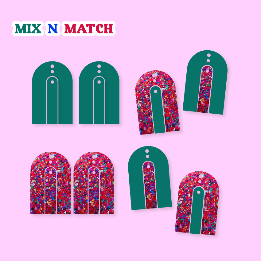 Crafty Cuts Laser Mix n Match Arch Duo  - Mixed Colour Set