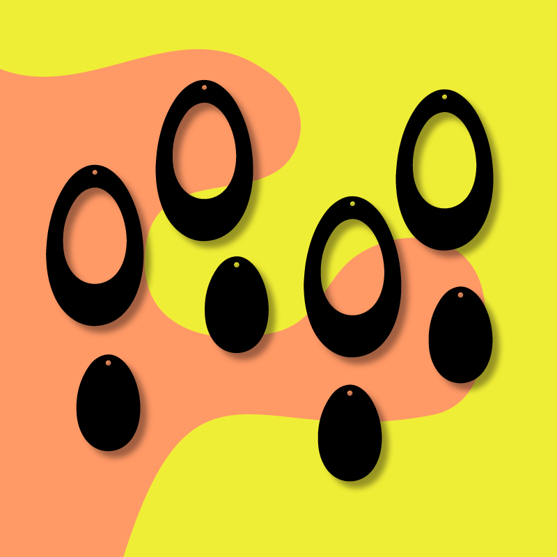 Crafty Cuts Laser Mod Squad Duo EGG 4 Pair - Mixed Colour Set