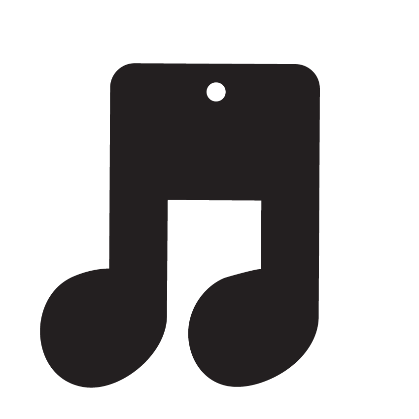 Crafty Cuts Laser Musical Charms - 2 Sizes