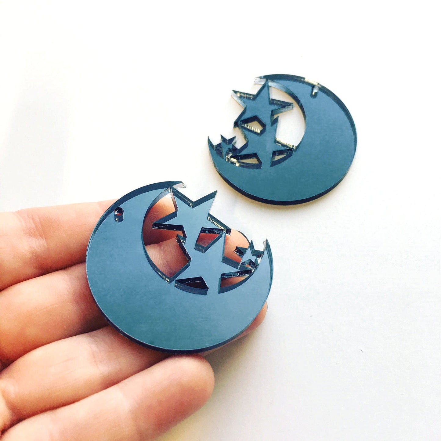 Crafty Cuts Laser Nite Sky Charms - Two Pair