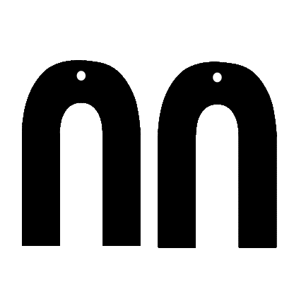 Crafty Cuts Laser Noodle Dangles - 2 Pair
