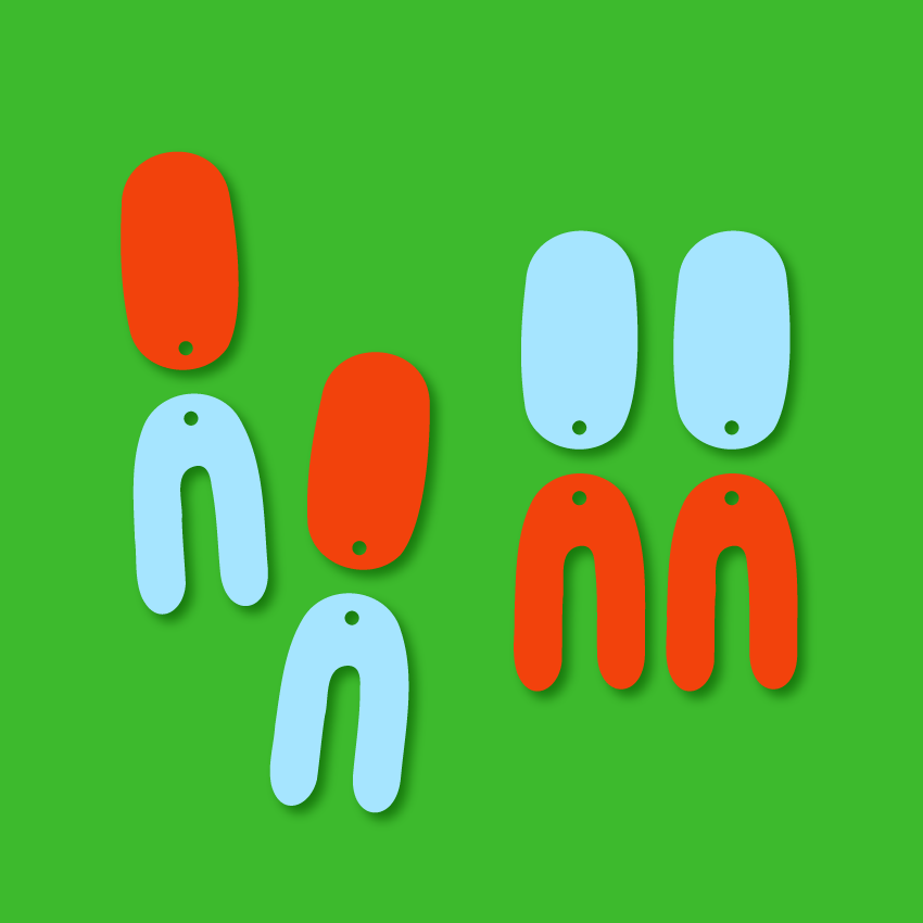 Crafty Cuts Laser Odd Pops Sister Duo - 4 Pair set