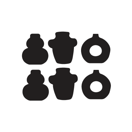 Crafty Cuts Laser © On the Shelf - Small Vase Trio