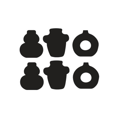 Crafty Cuts Laser © On the Shelf - Small Vase Trio