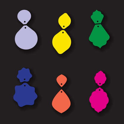 Crafty Cuts Laser © ooh Baby 6 designs - 3 pair set