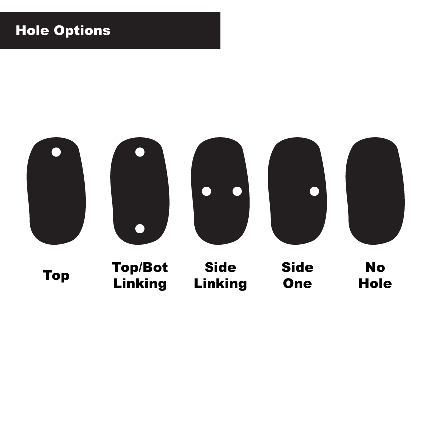 Crafty Cuts Laser Organic Oblong Charms - Assorted Sizes