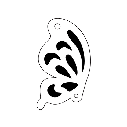 Crafty Cuts Laser Paint Fill Butterfly Wing  - 4 pair Set