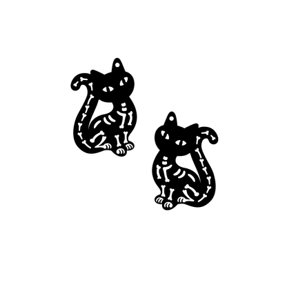 Crafty Cuts Laser Paint Fill Purrfect Kitty Charms -  Two Styles
