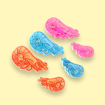 Crafty Cuts Laser Paint Fill Shrimps - Two Sizes