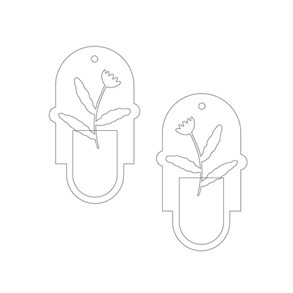 Crafty Cuts Laser Paintfill - Botanique - 4 Pair Set