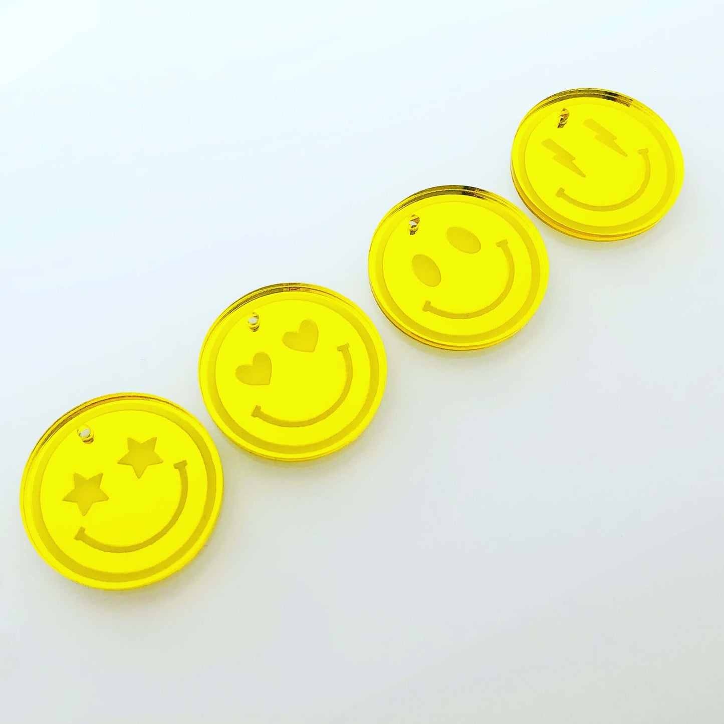 Crafty Cuts Laser  Paintfill_shapes All Smiles - 4 Pair Set
