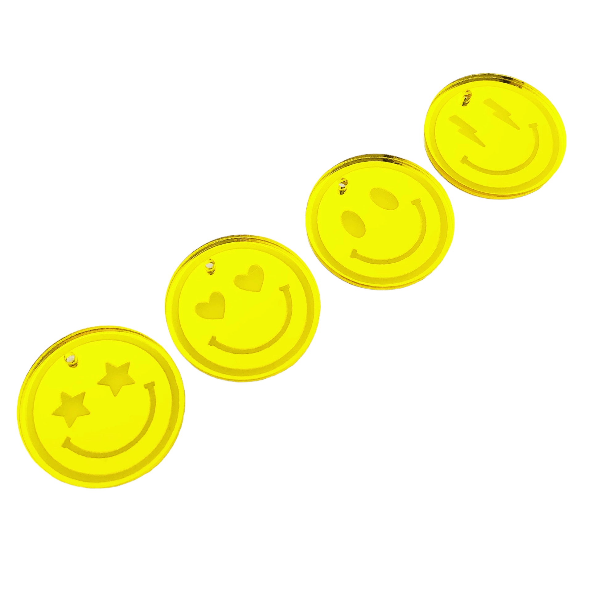 Crafty Cuts Laser  Paintfill_shapes All Smiles - 4 Pair Set