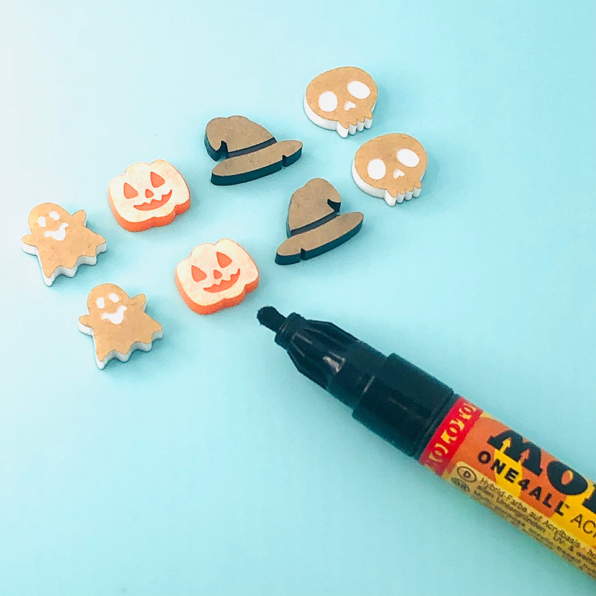 Crafty Cuts Laser  Paintfill_STUDS Halloween Cuties #1 - 10 Pair set