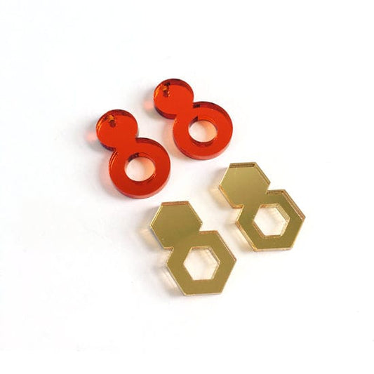 Crafty Cuts Laser Pair 25m Luxe Charms - 5 Pairs