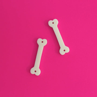 Crafty Cuts Laser Pair Bone Dangles - 2 Pair