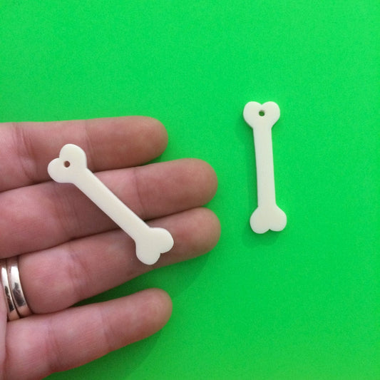 Crafty Cuts Laser Pair Bone Dangles - 2 Pair