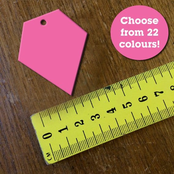 Crafty Cuts Laser Pair Gem  Charms - 2 Pair