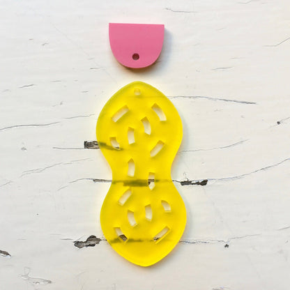Crafty Cuts Laser © Pair Peanut Charms - 2 Pair