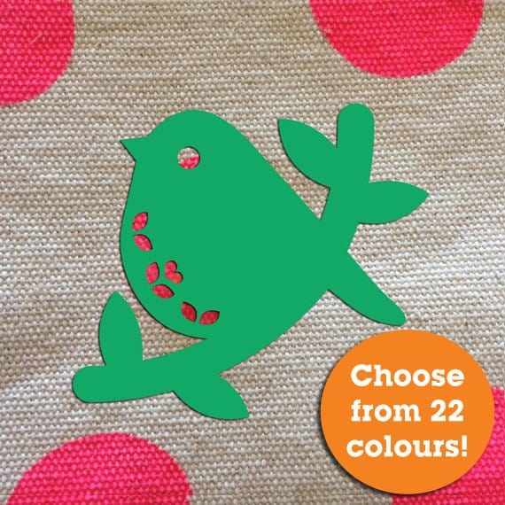 Crafty Cuts Laser Perched Birdy One Pair