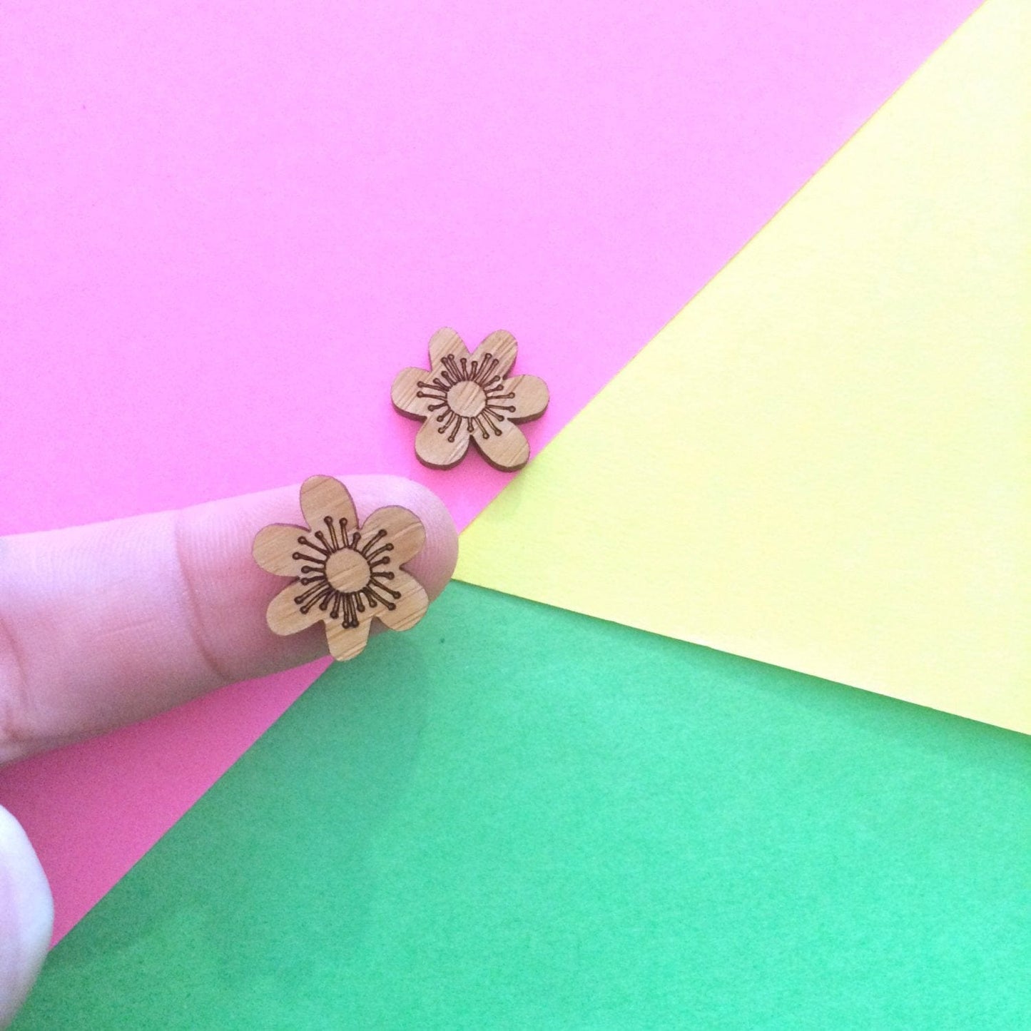 Crafty Cuts Laser © Petite Bamboo  Blossoms - 10 Pairs