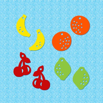 Crafty Cuts Laser  Petite Fruit Snax - 4 designs