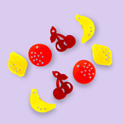 Crafty Cuts Laser  Petite Fruit Snax - 4 designs