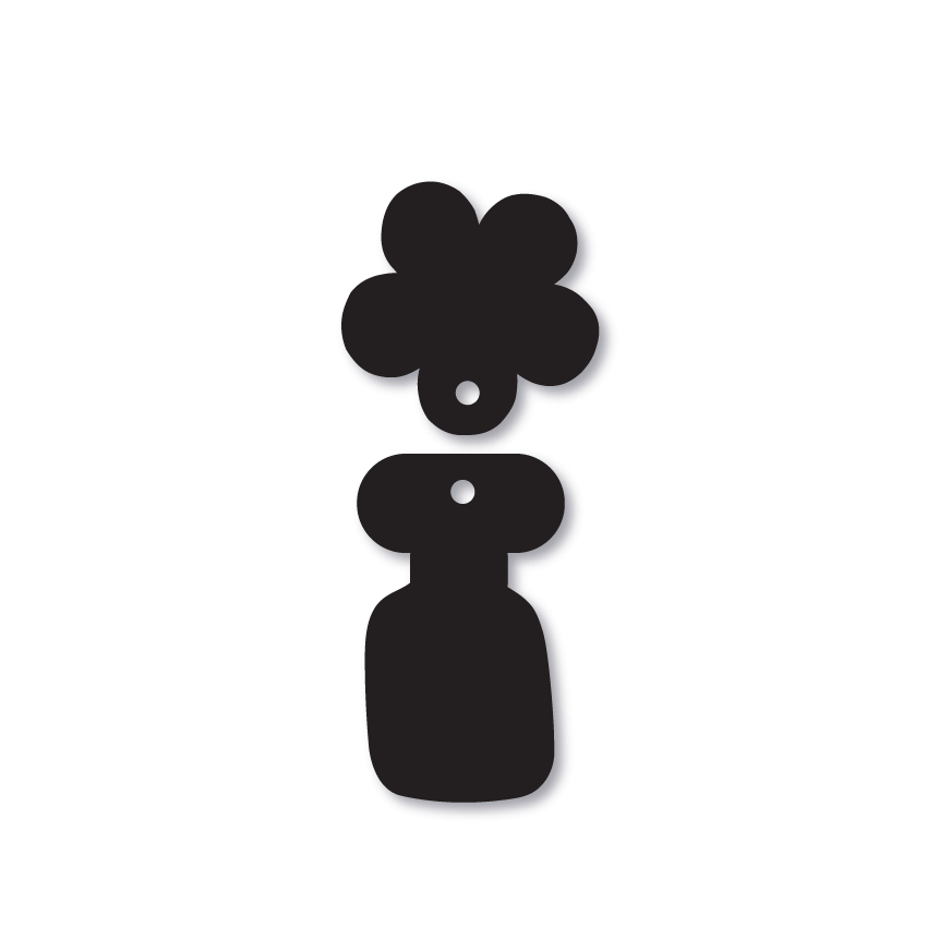 Crafty Cuts Laser © Pick a Posie - Pick a Pot - Two Pair Set