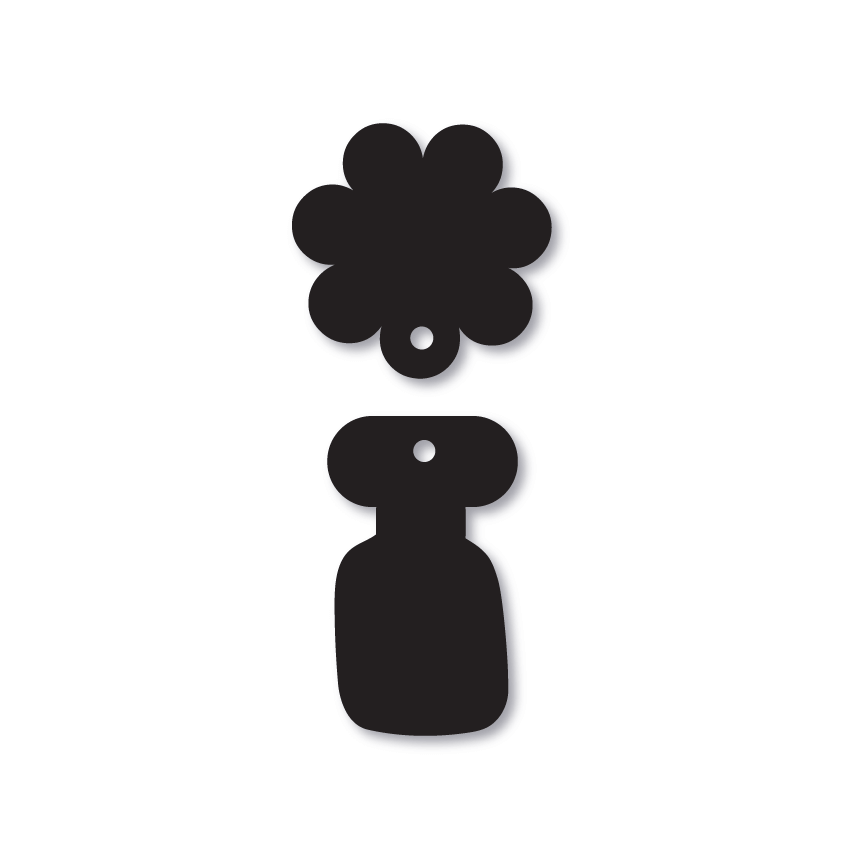 Crafty Cuts Laser © Pick a Posie - Pick a Pot - Two Pair Set