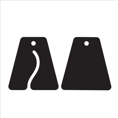 Crafty Cuts Laser © Pin Stripe Stax - Four Pair Set