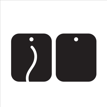 Crafty Cuts Laser © Pin Stripe Stax - Four Pair Set