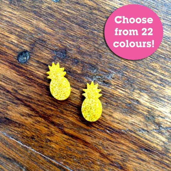 Crafty Cuts Laser Pineapple - Mini Cuts - 10 Pairs