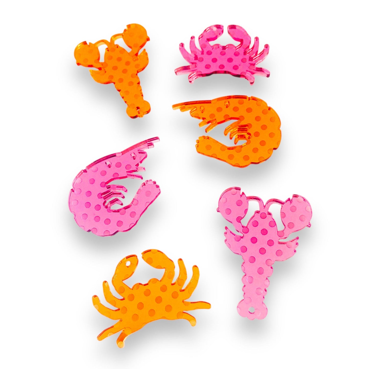 Crafty Cuts Laser  Polka Dot - Seafood Charms