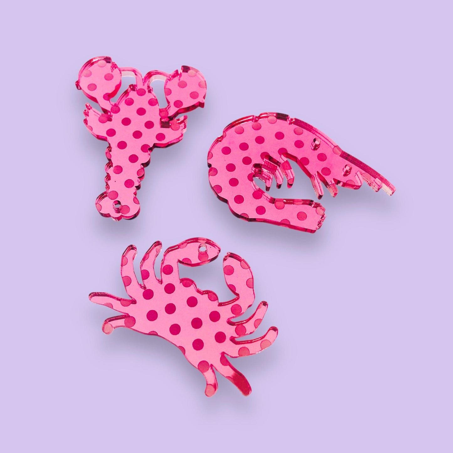 Crafty Cuts Laser  Polka Dot - Seafood Charms