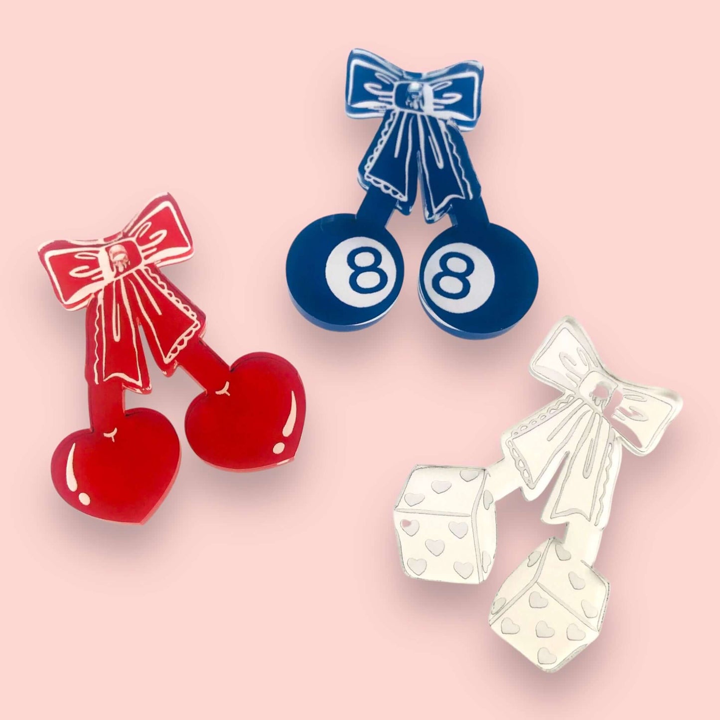 Crafty Cuts Laser Popping Cherry Charms  - 3 Styles
