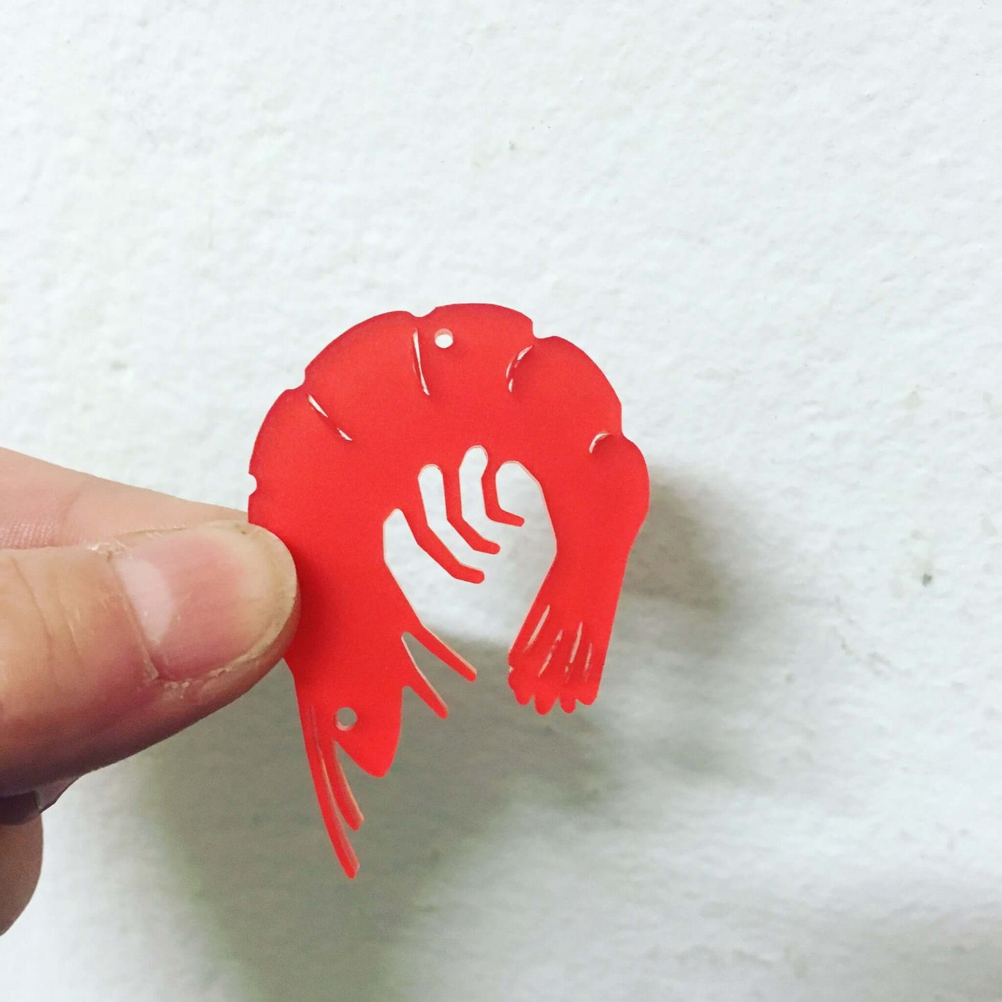 Crafty Cuts Laser Prawn Dangles - 2 Pair