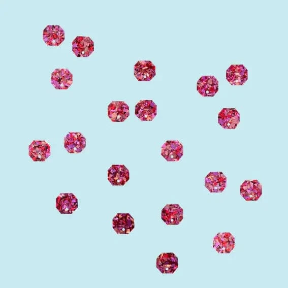 Crafty Cuts Laser Pty Ltd 15mm Octagon Chunk Charms - 10 Pairs