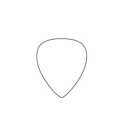 Crafty Cuts Laser Pty Ltd 17mm Guitar Pick Charms - 10 Pairs